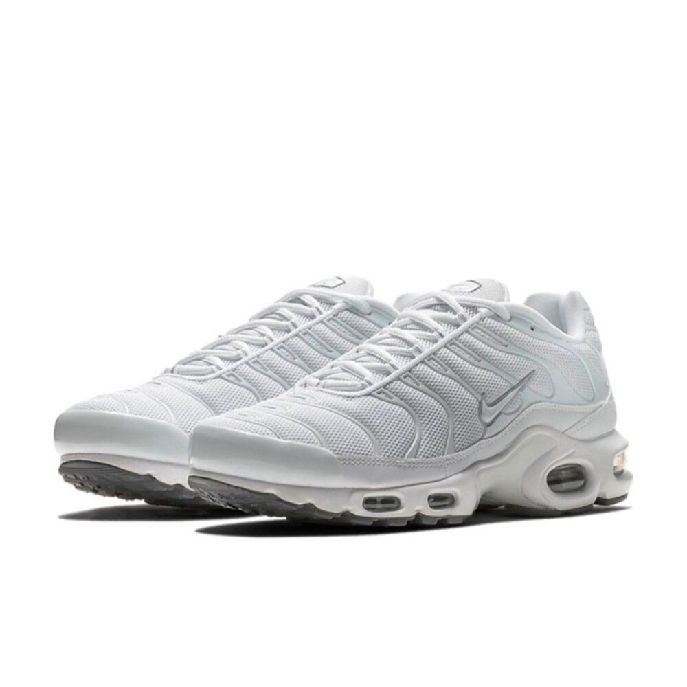 Nike Air Max Plus 全白 氣墊 舒適 休閒鞋 運動鞋 男鞋 604133-139