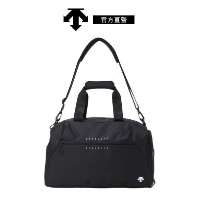 【DESCENTE】迪桑特 中性 S號運動訓練包 健身包 斜背包(黑色)