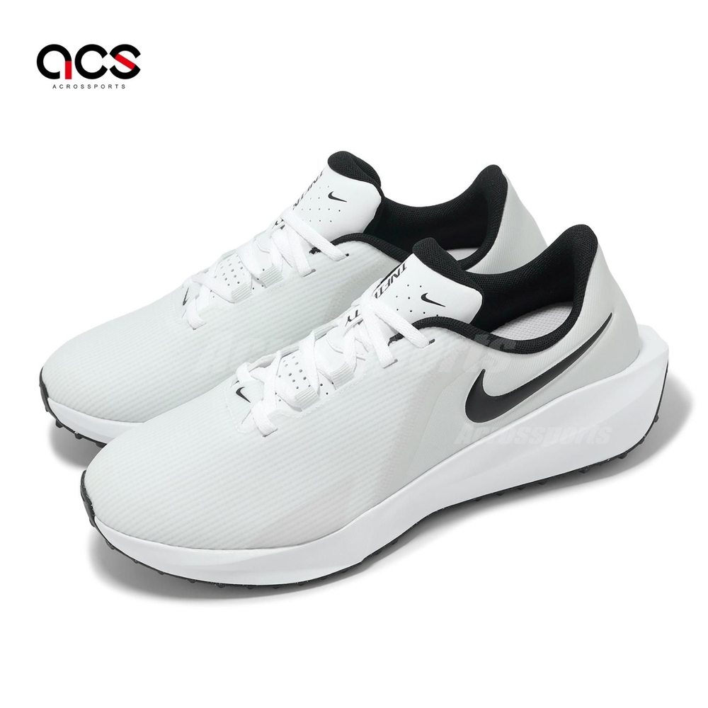 Nike 高爾夫球鞋 Infinity G NN 寬楦 男鞋 女鞋 白 黑 高球 休閒鞋 FN0565-100
