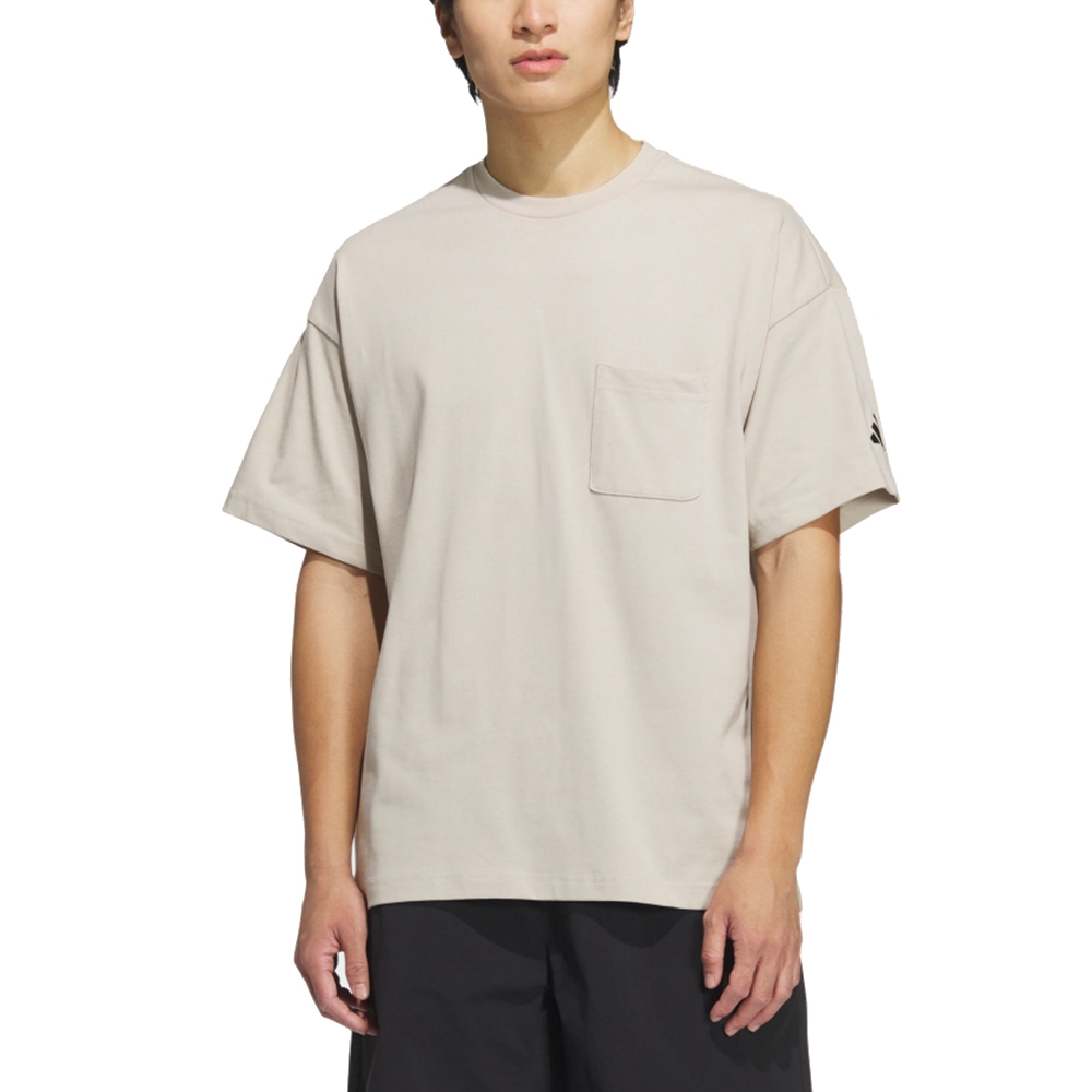 Adidas 愛迪達】 POCKET TEE 舒適休閒口袋設計圓領短袖T恤男- JM2029