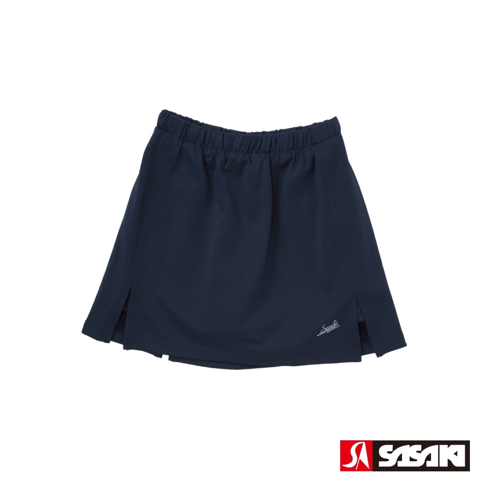 SASAKI 吸濕排汗專業網球裙 女 六色任選 (丈青/粉藍)