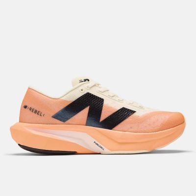 New Balance FuelCell Rebel v4 [WFCXCC4] 女 競速跑鞋 運動鞋 寬楦 橘 黑