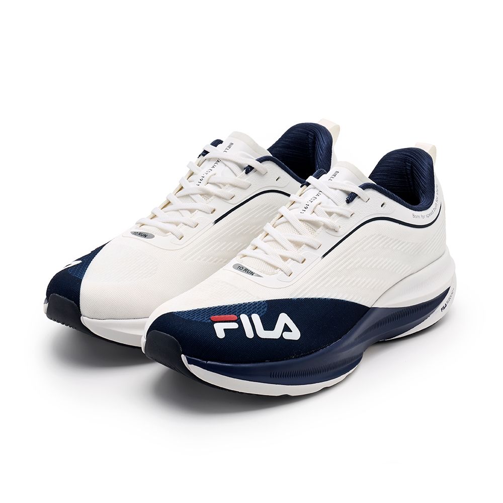 FILA Neo Propulsion 男慢跑鞋-白/丈青 1-J909A-131