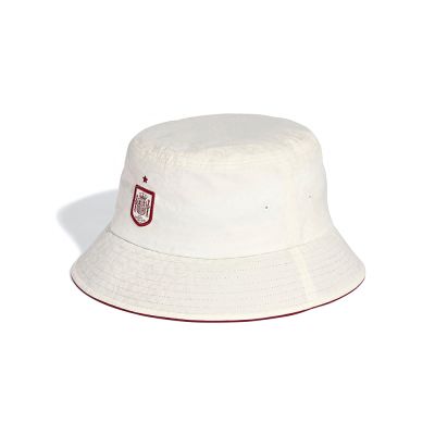 Adidas RFEF Bucket 米白色 世界盃 西班牙 帽子 運動 休閒 中性 漁夫帽 KD5821