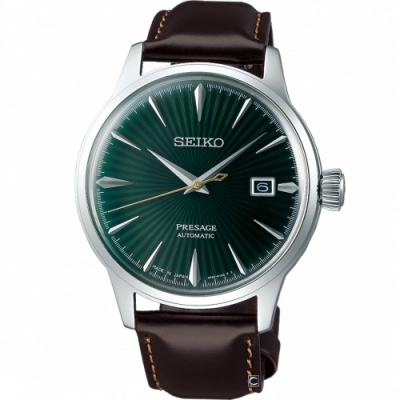 SEIKO Presage 調酒師41小時動力儲存機械錶(SRPD37J1/4R35-01T0M)40mm SK043