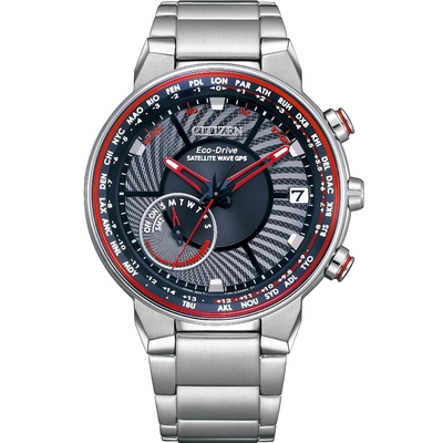 CITIZEN 星辰 GENT S GPS衛星對時光動能腕錶(CC3031-51E)/44mm