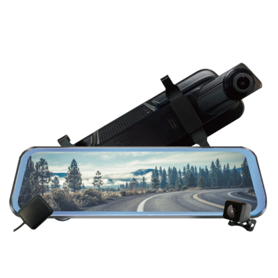 【PAIPAI拍拍】星光夜視 P10 Plus 1080P GPS測速 全屏觸控 流媒體電子後視鏡行車紀錄器