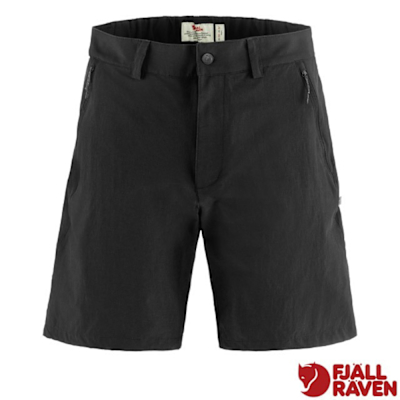 【Fjallraven 北極狐】男 High Coast Pack 快乾登山健行短褲.休閒運動褲 12200207-550 黑