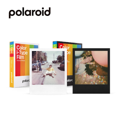 Polaroid 寶麗來 i-Type 彩色白框+彩色黑框 雙入組(DIF1+DIF3)