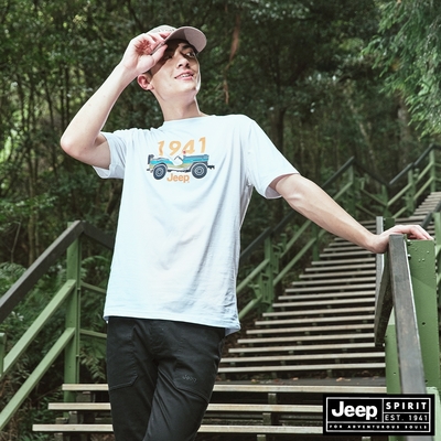 JEEP彩繪吉普車純棉短T