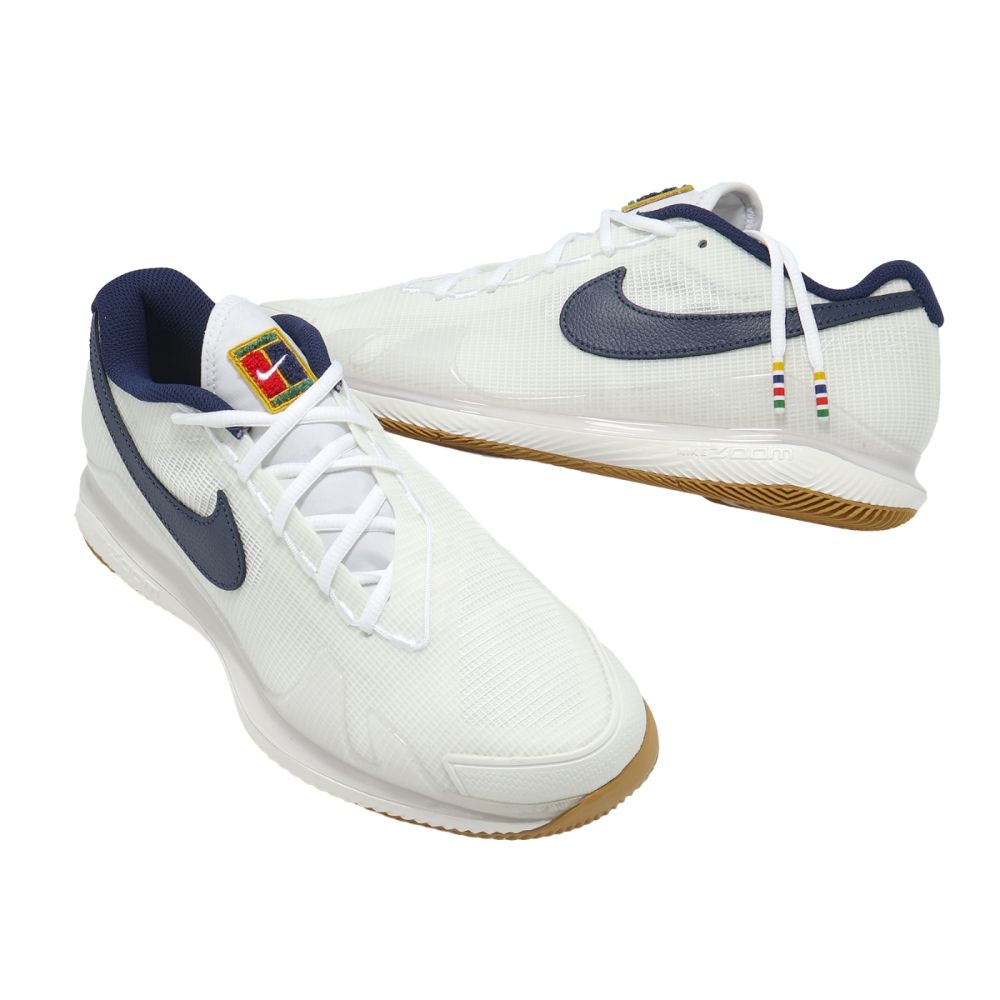 Nike 網球鞋Zoom Vapor Pro HC 男鞋白藍膠底氣墊緩震硬地CZ0220-133