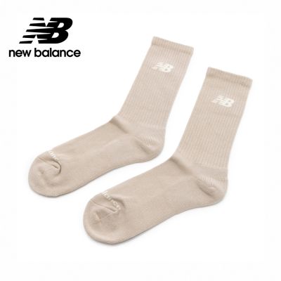 【New Balance】棉質LOGO長襪_中性_杏色_LAS53771BRN