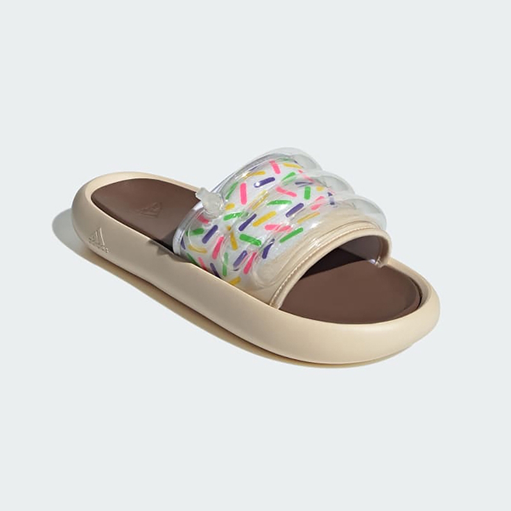 adidas 愛迪達 拖鞋 女鞋 運動 充氣 ADILETTE ZPLAASH 卡其 IE5767
