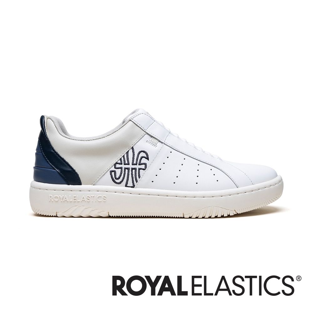ROYAL ELASTICS ICON2.0X 白米藍真皮運動休閒鞋 (男) 006362-005