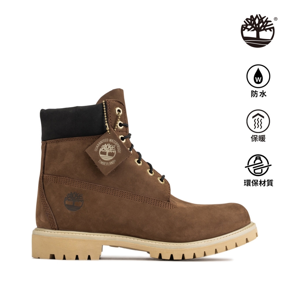 Timberland 男款深棕色磨砂革6吋防水靴|A62KN968 | 靴子| Yahoo