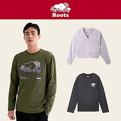 男女裝 精選Roots海狸長袖上衣或洋裝-多款選