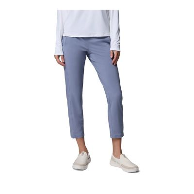 【Columbia 哥倫比亞】女款-防曬UPF50快排長褲-PFG Castback  Pant-紫灰色(UFL87390PG/KS)