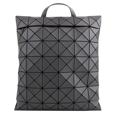 ISSEY MIYAKE  BAOBAO 幾何方格6x7後背包(霧面木炭灰)