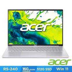 Acer 宏碁 Swift Lite SFL16-41M-R10R 16吋輕薄筆電(R5-240/16GB/512GB/Win11)