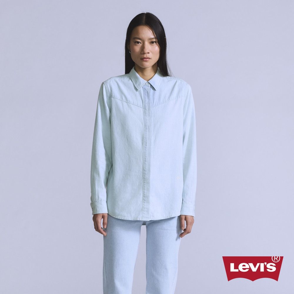 Levi's Blue Tab 女款 丹寧牛仔襯衫 女生上衣 人氣新品
