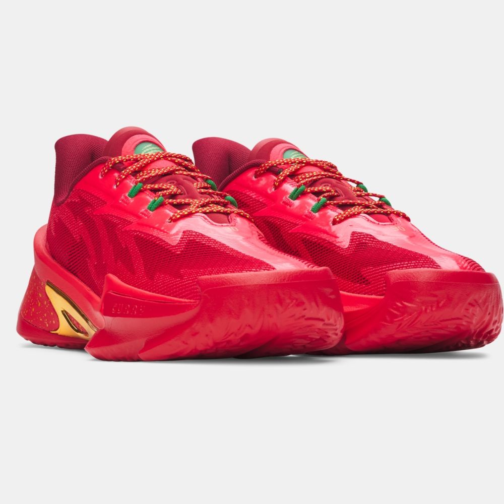 Under Armour UA 籃球鞋 Curry Series 7 男鞋 紅 緩震 支撐 穩定 3027983600