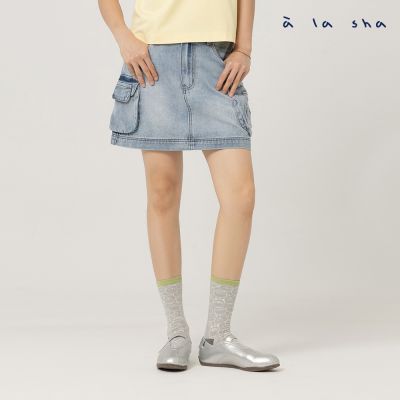 a la sha 率性a牛仔短褲裙
