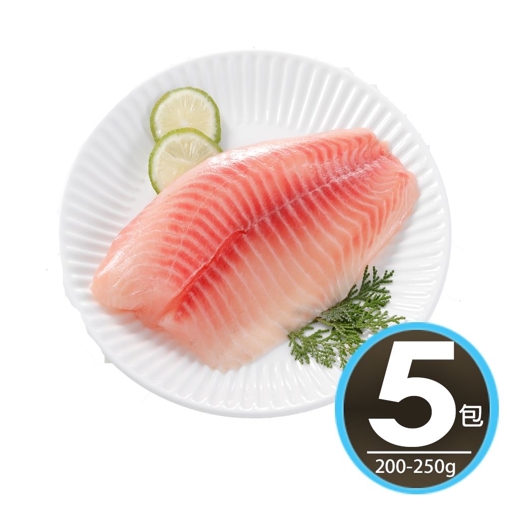 【華得水產】台灣鯛魚片5片組(200-250g/片)
