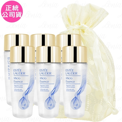 EsteeLauder雅詩蘭黛 ESTEE LAUDER 雅詩蘭黛 微分子肌底原生露(30ml)新款*6旅行袋組(公司貨)