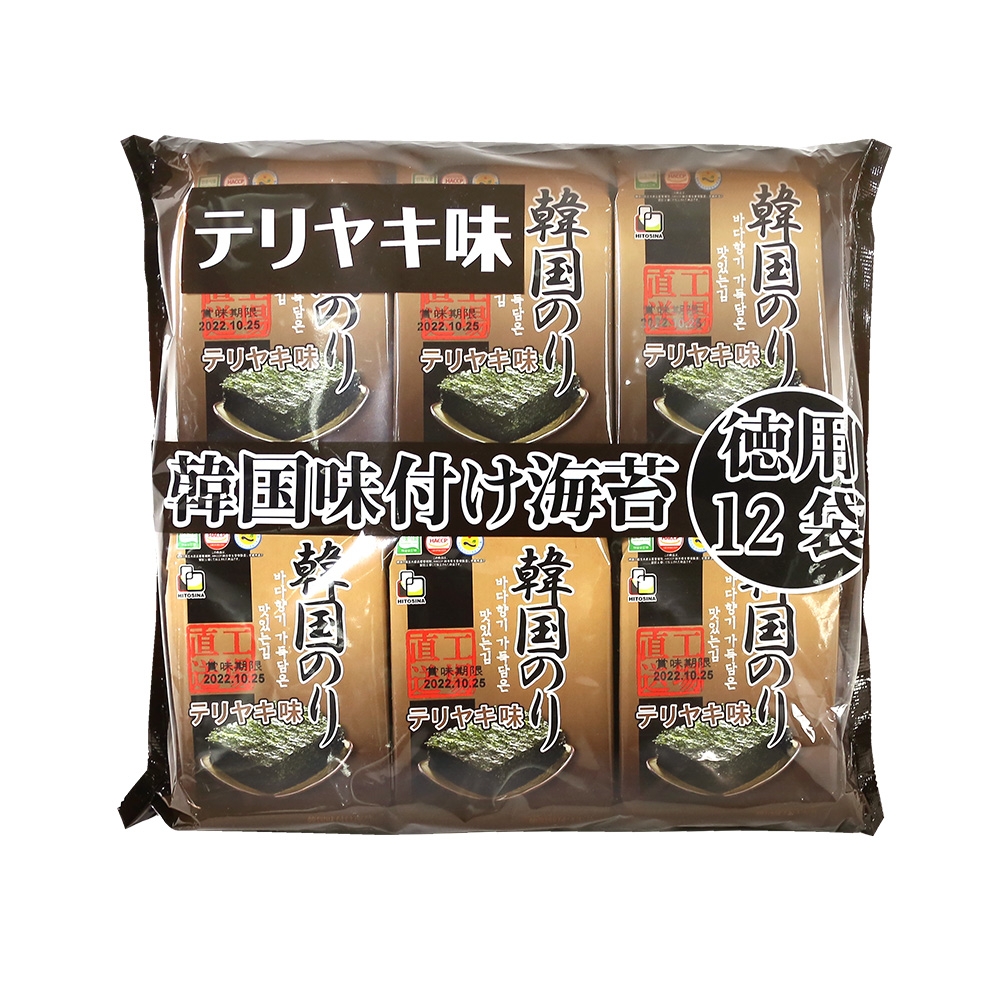 orionjako 韓國芥末風味海苔12入(42g)