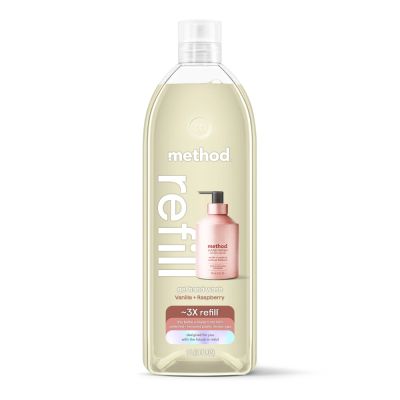 Method美則 金緻洗手乳補充瓶-玫瑰金(香草&覆盆子)1000ml