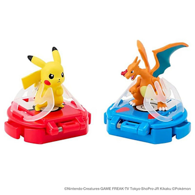 日本Pokemon 寶可夢 BATTLE-Z寶可夢戰鬥盤 (皮卡丘vs噴火龍) PC94972