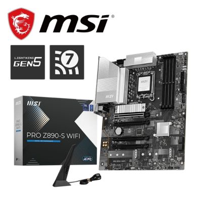 微星 PRO Z890-S WIFI DDR5 主機板+Intel Core Ultra 5 250KF Plus【18核】