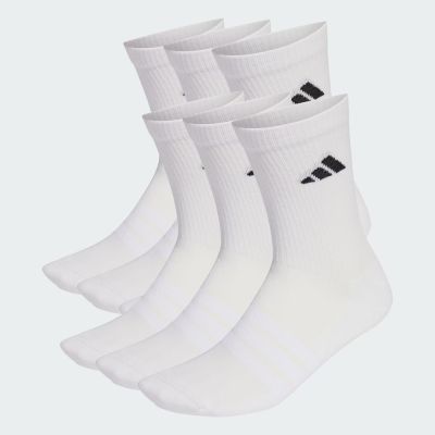 ADIDAS 加厚船襪 白/黑 C ESS CRW 6PP 中筒襪 KE549