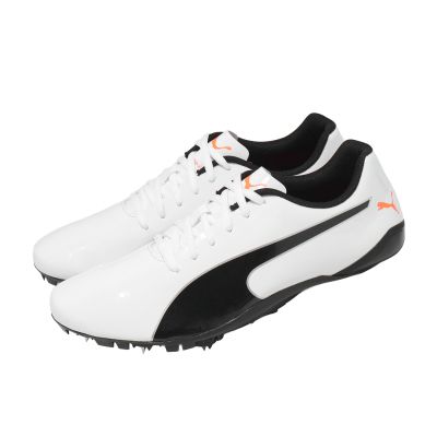 Puma 田徑釘鞋 EvoSpeed Prep Sprint 2 男鞋 白 黑 入門款 194934-01