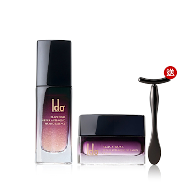 船井Ido醫朵 黑玫瑰金萃30ml+黑玫瑰乳霜50ml+送極塑T拉棒