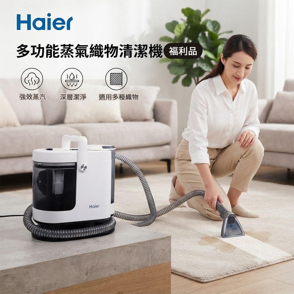 【Haier 海爾】A級福利品 多功能蒸氣織物清潔機 R9