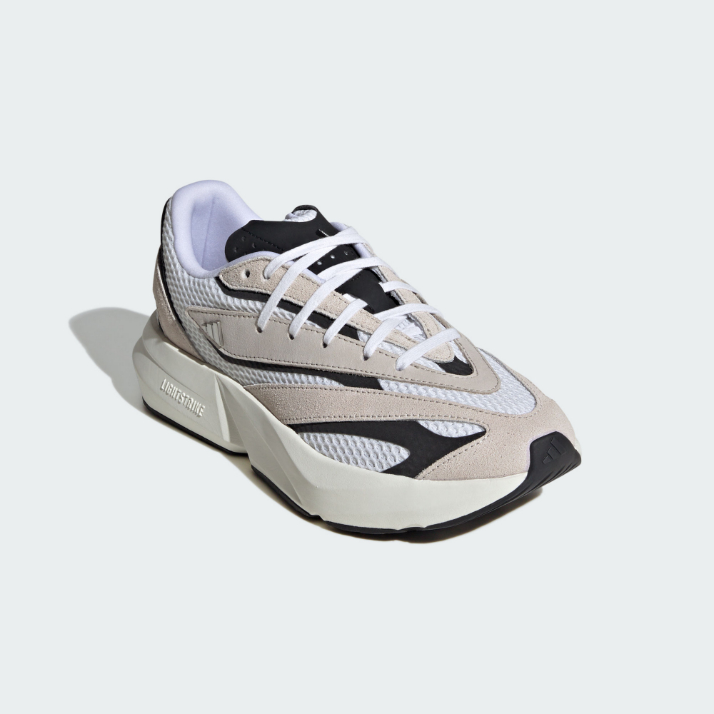 Adidas Lightstride [JH6962] 女慢跑鞋運動鞋跑鞋彈力緩震灰黑白| 慢跑