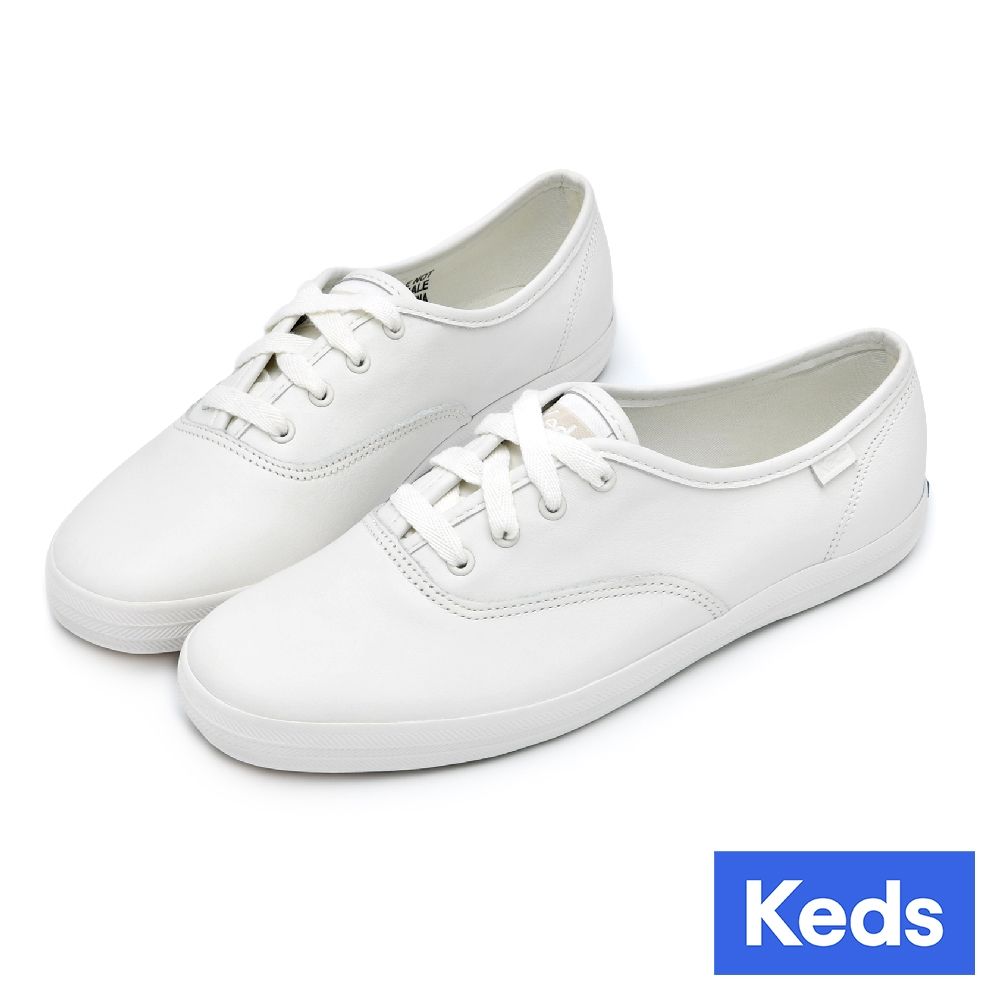 Keds CHAMPION 全新升級輕奢柔軟皮革休閒小白鞋 9234W112224N