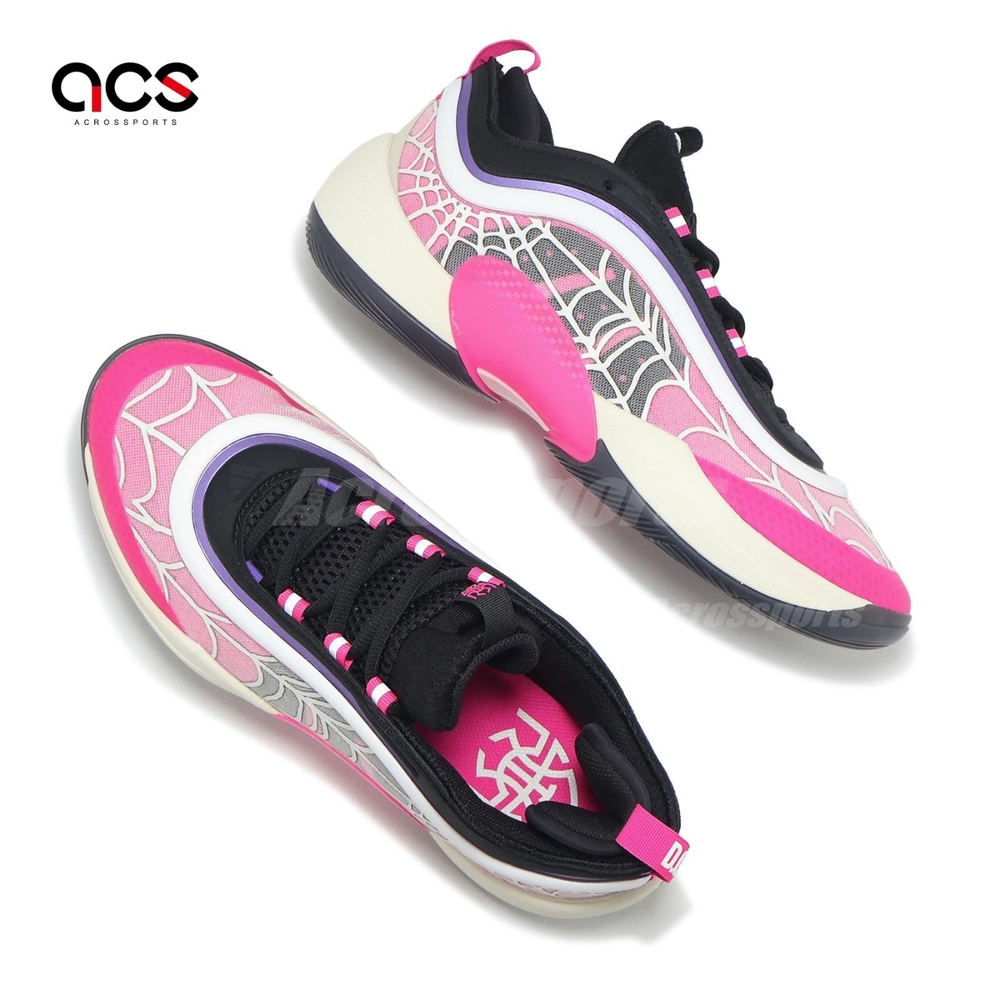 adidas 籃球鞋DON Issue Spider 蜘蛛網男鞋黑粉紅米契爾愛迪達IH3572