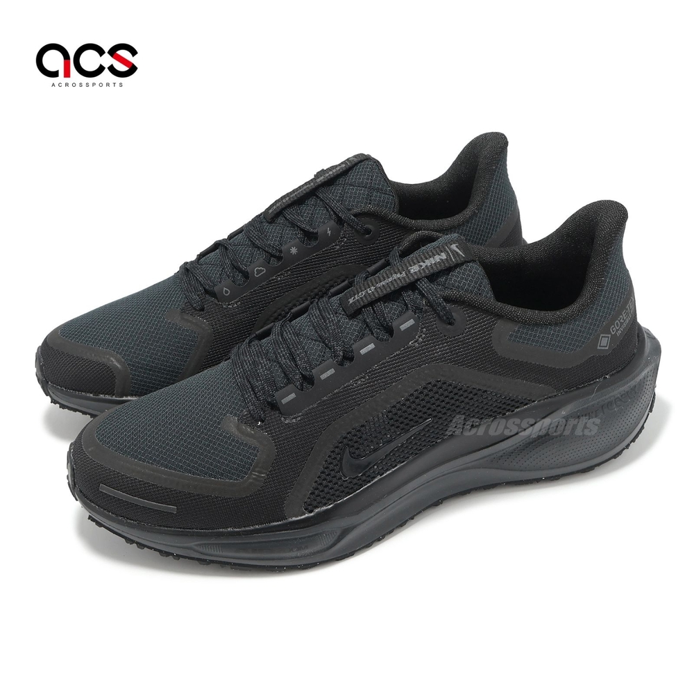 Nike 慢跑鞋 Air ZM Pegasus 41 GTX 男鞋 黑 綠 防水 小飛馬 回彈 運動鞋 FQ1356-001