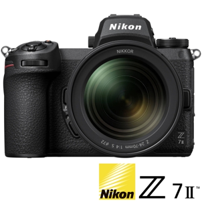 Nikon尼康 NIKON Z7 II Z7M2 KIT 附 Z 24-70mm F4 S (公司貨) Z系列 全片幅無反微單眼相機 五軸防手震 4K錄影 WIFI傳輸 直播 Z72