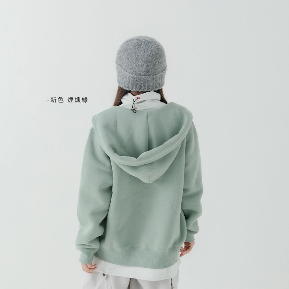 United Athle 5618-01 10OZ 鋪棉 連帽T恤 (煙燻綠)