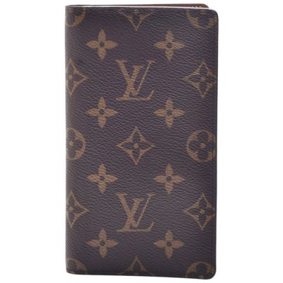 LOUIS VUITTON路易威登 LV R20503  經典Monogram Eclipse帆布記事本封套夾