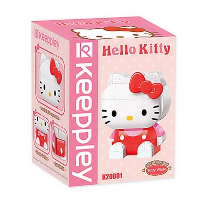 任選QMAN 三麗鷗公仔 Hello Kitty QM46746 公司貨 啟蒙積木