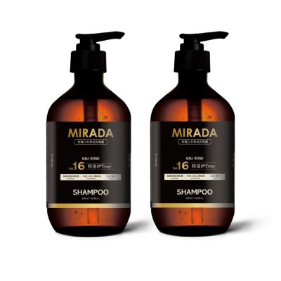 MIRADA 特洛伊 Tory No.16 玫瑰之水香氛豐盈洗髮露500ml 三入組 效期到2027/3