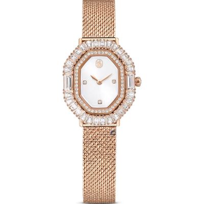 SWAROVSKI 施華洛世奇 Matrix Octagon 晶彩時刻石英腕錶-30x25mm 5732497
