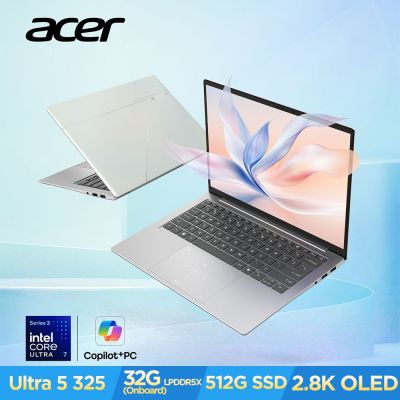 Acer 宏碁 Swift Edge AI SFE14-I51-5740 14吋OLED AI輕薄筆電-極光白(CU5-325/32GB/512GB/Win11)