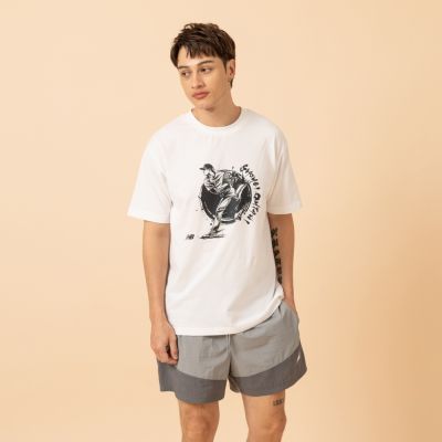 【New Balance】大谷翔平x短袖上衣_男性_白色_MT61T90WWT