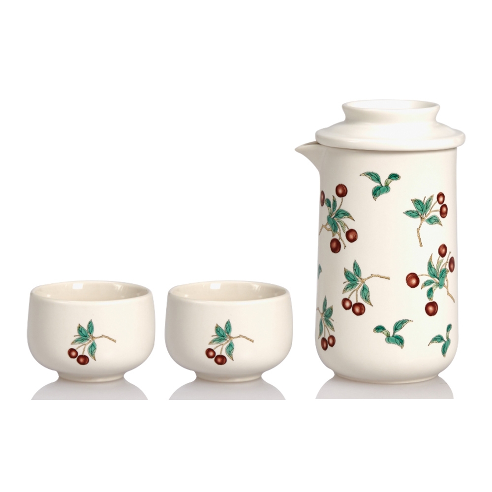 乾唐軒活瓷 喜果泡茶器 / 一壺+二杯 / 2色