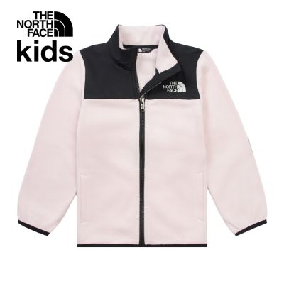 【The North Face 官方旗艦】北面兒童粉色保暖抓絨外套｜8DU5E93